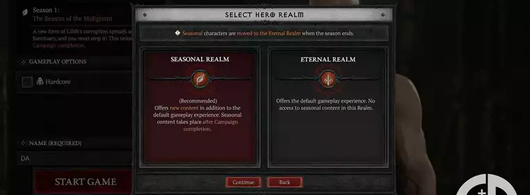 Here's why you should start a Seasonal Character instead of an Eternal one in Diablo 4 Here's why you should start a Seasonal Character instead of an Eternal one in Diablo 4