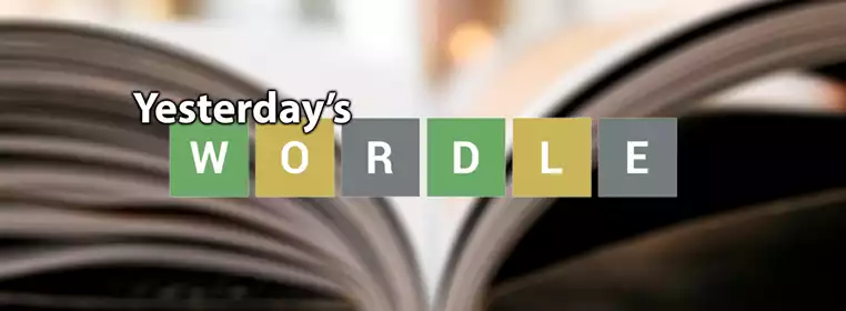 Yesterday's 'Wordle' answer from June 25th, 2024 Yesterday's 'Wordle' answer from June 25th, 2024