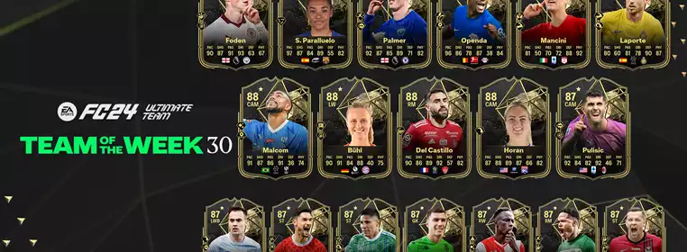 EA FC 24 TOTW 30 player, from Palmer to Paralluelo EA FC 24 TOTW 30 player, from Palmer to Paralluelo